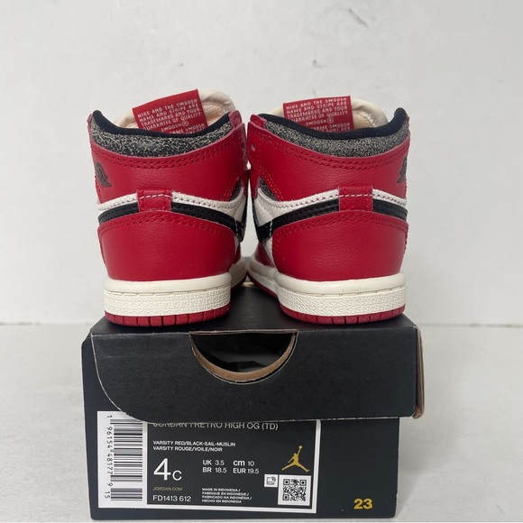 Nike Air Jordan 1 Retro High OG TD “Lost & Found” 2022 - Picture 4 of 4